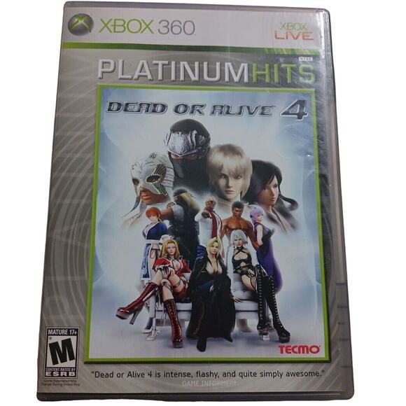 Dead‎ or Alive 4 Platinum Hits (Microsoft Xbox 360, 2007) - Picture 1 of 4